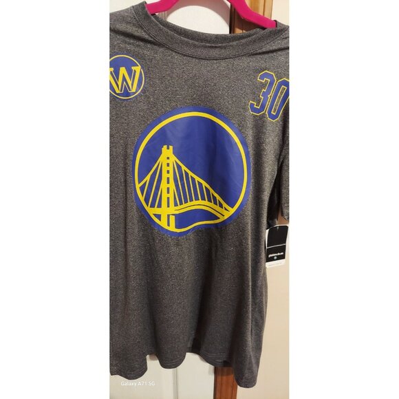 Stephen Curry Shirt Jersey Men’s Small Golden State Warriors NBA Tee #30 Grey - Picture 2 of 12